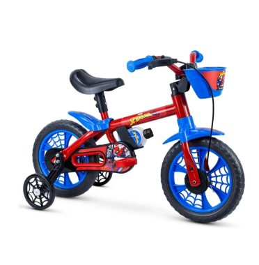 Bicicleta Infantil Aro 12 Homem Aranha