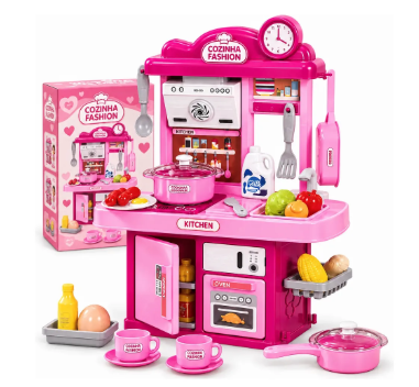 Cozinha Infantil Grande Completa, 28 Peças