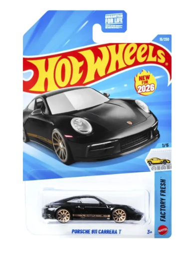 Carrinho Hot Wheels Porsche 911 Carrera T 2026 Jjk80
